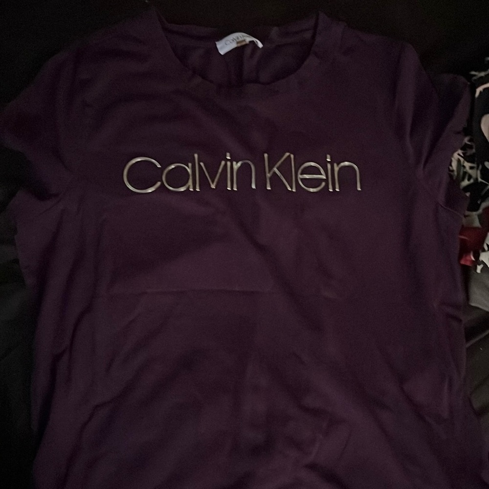 Calvin Klein plum shirts